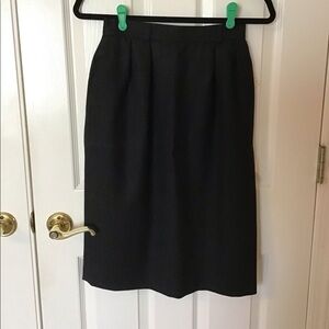 VINTAGE $84.00 Evan Picone Pure Wool Skirt Lined (size 6) BRAND NEW WITH TAGS